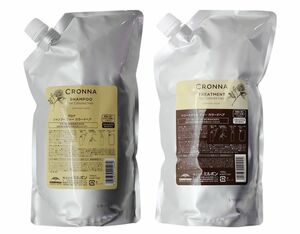 ミルボン クロナ シャンプー フォー カラードヘア シャンプー＆トリートメント レフィルセット（1000ml＋1000g）×1個