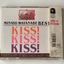 【フォトカード・帯付】渡辺美奈代 ベスト盤/KISS!KISS!KISS!/MINAYO WATANABE BEST(CSCL-1084)瞳に約束/恋愛紅一点/おニャン子クラブ_画像3