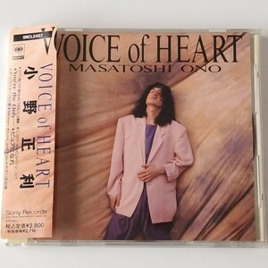 帯付 小野正利/ヴォイス・オブ・ハート(SRCL-2457)VOICE of HEART/92年1st/You're the Only…君のためにできること/GALNERYUS ガルネリウス