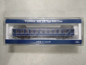 【未走行品】TOMIX 9535 JR客車 オハ１２3000形◆１２系 JR西日本 だいせん ちくま 増結車 大ミハ 宮原 トミックス