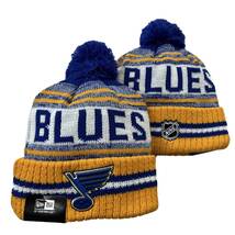 【 新品 アウトレット 】 NHL セントルイスブルース ニット キャップ ニット帽 /272/ フリーサイズ 裏ボアで暖かいですよ_画像1