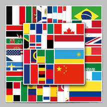 新品 世界の国旗 105か国分 ステッカー /81/ デカール シール エンブレム 防水シール 大量 転売_画像1