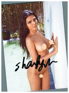 ◇　シェルリン・チョープラー Sherlyn Chopra 2L判　サイン写真　COA簡易証明書付