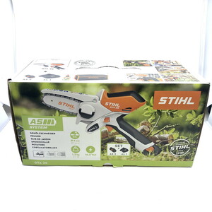 未使用 スチール バッテリー枝切りチェーンソーセット GTA26 STIHL ガーデンカッター(Y0115_3)