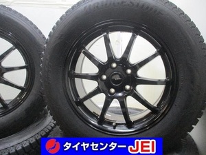 17インチ 225/65R17 7J+55 114.3 アウトバック/オデッセイ 中古スタッドレスタイヤホイール【4本セット】 送料無料(SA17-3921）