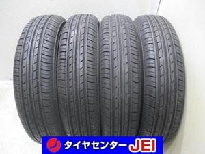 145-80R13 9.5-9分山 ヨコハマ ブルーアースES32 2022年製 中古タイヤ【4本】送料無料(M13-5917）