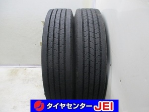 225‐80R17.5 123/122L 12-11ｍｍ ヨコハマRY237 2022年製 中古タイヤ【2本】送料無料(M17-5955）