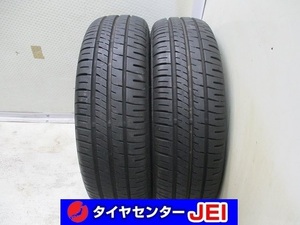 165-65R13 9.5-9分山 ダンロップ エナセーブEC204 2021年製 中古タイヤ【2本】送料無料(M13-6014）