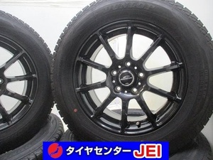 16インチ 215/65R16 6.5J+48 114.3 エルグランド 中古スタッドレスアルミホイール【4本セット】送料無料(SA16-3948）