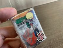 希少 レア 未使用 仮面ライダー ライダーマン A.D.2000 1000個 限定 ZIPPO ジッポ 昭和ライダー 元箱 保管品 新品 レトロ 当時物 /K228_画像3