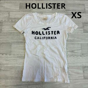 HOLLISTER ホリスター 白 Tシャツ 半袖 XS