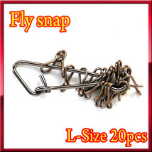 【新品】フライ用スナップ Fly Snap フライフックの交換が素早くできます！ 20個セット Lサイズ_画像1