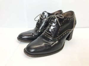 (D) JUNYA WATANABE COMME des GARCONS ジュンヤワタナベ コムデギャルソン レザー ヒール シューズ SS 