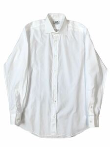 (D) HERMES エルメス ドレスシャツ 15.5 39 ホワイト 長袖 (ma)