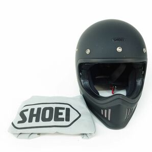 119 SHOEI ショウエイ EX-ZERO フルフェイスヘルメット Mサイズ 57cm 2021年製 バイザー付き ※中古の画像1