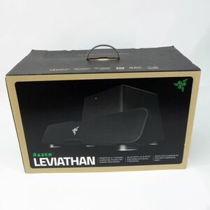 100 Razer/レイザー Leviathan ゲーミングデジタル5.1chサウンドバー RZ05-01260100-R3A1 サブウーファー付 Bluetooth対応 ※中古