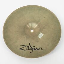 095 Zildjian ジルジャン Hi-Hat ハイハット シンバル 80年代 14" キーホールあり 本体のみ ※現状品_画像2