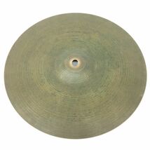 095 Zildjian ジルジャン Hi-Hat ハイハット シンバル 80年代 14" キーホールあり 本体のみ ※現状品_画像1