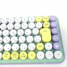 099 Logicool ロジクール POP KEYS メカニカル ワイヤレス キーボード K730PL + POP MOUSE マウス M370PL 計2点セット　※現状品_画像3