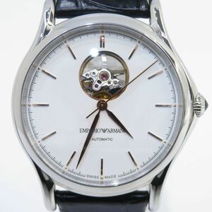 158 EMPORIO ARMANI エンポリオアルマーニ スイスメイドクラシック ARS3303 自動巻き腕時計 ※現状品