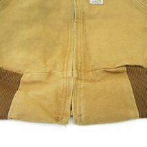 131 Carhartt カーハート 90s 企業ロゴ ダックアクティブジャケット J131 Lサイズ Made in USA ※中古_画像5