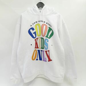 131 A FEW GOOD KIDS アフューグッドキッズ GAGA HOODIE プルオーバーパーカー Lサイズ ホワイト ※中古