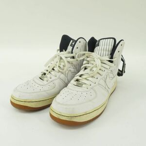 153【観賞用】 NIKE ナイキ AIR FORCE 1 HIGH PREMIUM YANKEES エアフォース 332490-111 US13 31cm 箱無し ※現状品