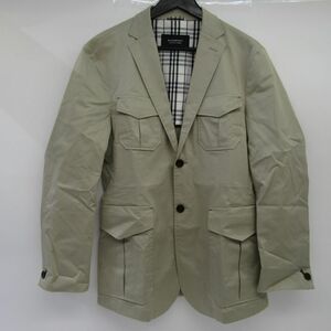 130 BURBERRY BLACK LABEL バーバリーブラックレーベル テーラージャケット ベージュ系 BMP31-620-09 Mサイズ ※中古