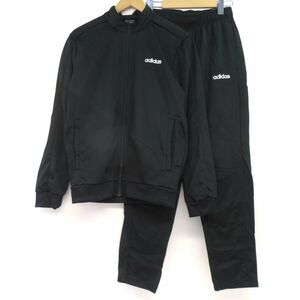 133【未使用】adidas アディダス トラックスーツ ジャージ セットアップ 上下セット DV2470 Lサイズ ブラック