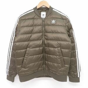 133【未使用】adidas アディダス オリジナルス スーパースター 3ライン キルティング ダウンジャケット FL0006 Lサイズ