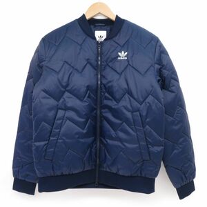 133【未使用】adidas アディダス キルティングジャケット ネイビー FL0018 Lサイズ