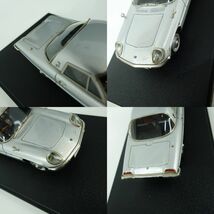 074 Make Up メイクアップ LSJ MAZDA COSMO SPORT L10B マツダ コスモ スポーツ シルバー 1/43スケール ミニカー　※中古/難有_画像8