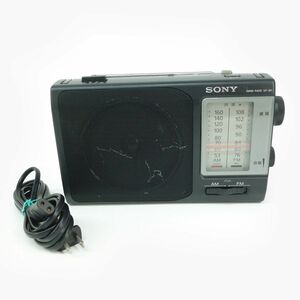 100 SONY/ソニー FM/AMポータブルラジオ ICF-801 ワイドFM対応 アナログラジオ ※中古