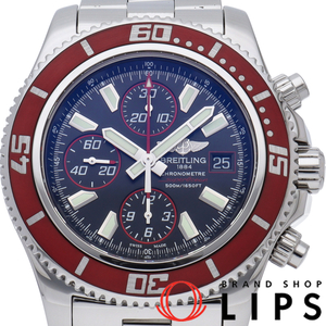  Breitling Super Ocean chronograph red worldwide limitation 2000ps.@A13341(A109R81PRS) box written guarantee limit 