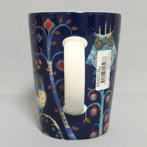 未使用★iittala ARABIA TAIKA MUG 0.4L ペア マグカップ ブルー ホワイト ふくろう 動物 魔法 イッタラ★_画像5