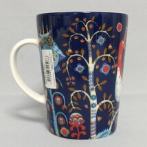 未使用★iittala ARABIA TAIKA MUG 0.4L ペア マグカップ ブルー ホワイト ふくろう 動物 魔法 イッタラ★_画像4