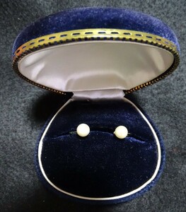 ・商品名：　・真珠のイヤリング　・5　ミリ玉（シルバー）