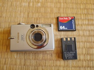Canon IXY DIGITAL 450 CompactFlash64GB付き