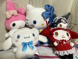 サンリオ ぬいぐるみ 5点セット キティ　マイメロディ クロミ Sanrio グッズ ホワイトスノーベア　サンリオキャラクターズ