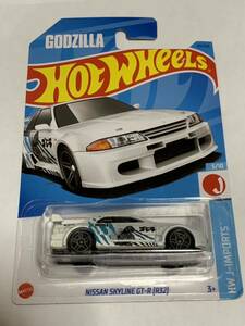 NISSAN SKYLINE GT-R R32 GODZILLA 日産 スカイライン ゴジラ BNR32 / HW ホットウィール （未開封） ミニカー