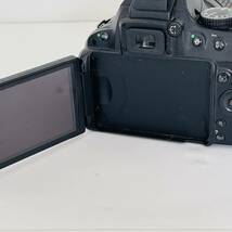 【Nikon/ニコン】D5100 デジタル 一眼レフ カメラ レンズ 18-55mm 1:3.5-5.6G ジャンク ブラック/黒 ★8233_画像6