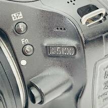 【Nikon/ニコン】D5100 デジタル 一眼レフ カメラ レンズ 18-55mm 1:3.5-5.6G ジャンク ブラック/黒 ★8233_画像3