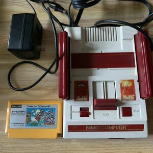 【ジャンク】ファミコン 本体 AV化加工 スーパーマリオブラザーズ セット