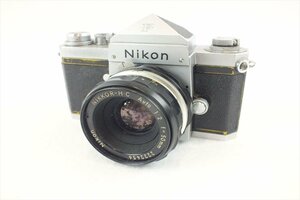 ☆ Nikon ニコン Fアイレベル フィルム一眼レフカメラ NIKKOR-H・C Auto 1:2 50mm 現状品 中古 240107A5192C