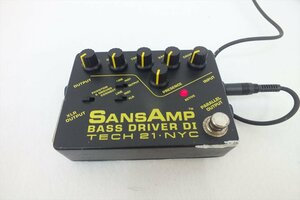 ☆ TECH 21 テック21 SANS AMP エフェクター 音出し確認済 中古 240107B9086