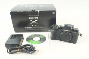 ☆ FUJI フジ X-T1 ブラック ミラーレス一眼レフ 中古 現状品 240102M4001