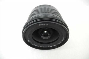 ▼ Canon キャノン EF-S 10-18mm 4.5-5.6 レンズ 中古 現状品 231205H3200B