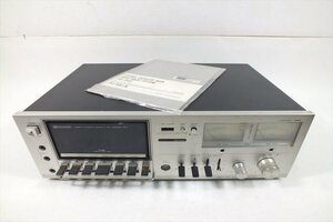 □ AIWA アイワ AD-7600 カセットデッキ 取扱説明書有り 中古 現状品 240106G6045