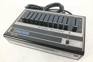 ★ BOSS ボス GE-10 イコライザー 動作確認済 音出し確認済 中古現状品 240101N3080