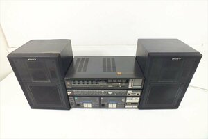 □ SONY ソニー TA-V11R ST-V11R TC-V11WR SS-V11AV システムコンポ 中古 現状品 240106G6071